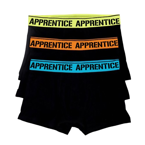 3pk Apprentice No-Ride Boxer Briefs